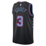 Maillot NBA Chicago Bulls Josh Giddey Nike 2025-26 City Edition Noir Swingman - Homme